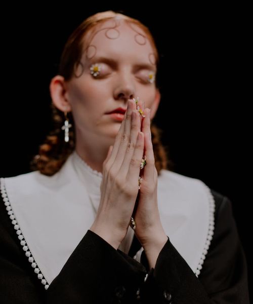 A serene person meditating, symbolizing inner peace and stability.
